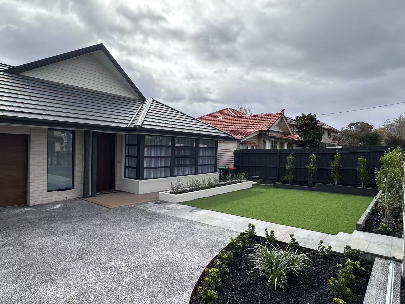 Outdoor entertainment area